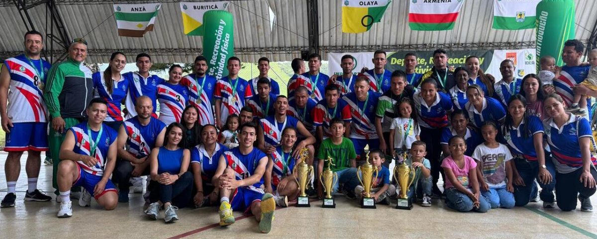 Con cinco títulos, Frontino se coronó campeón de los Juegos Deportivos Campesinos de la Fruta 2024