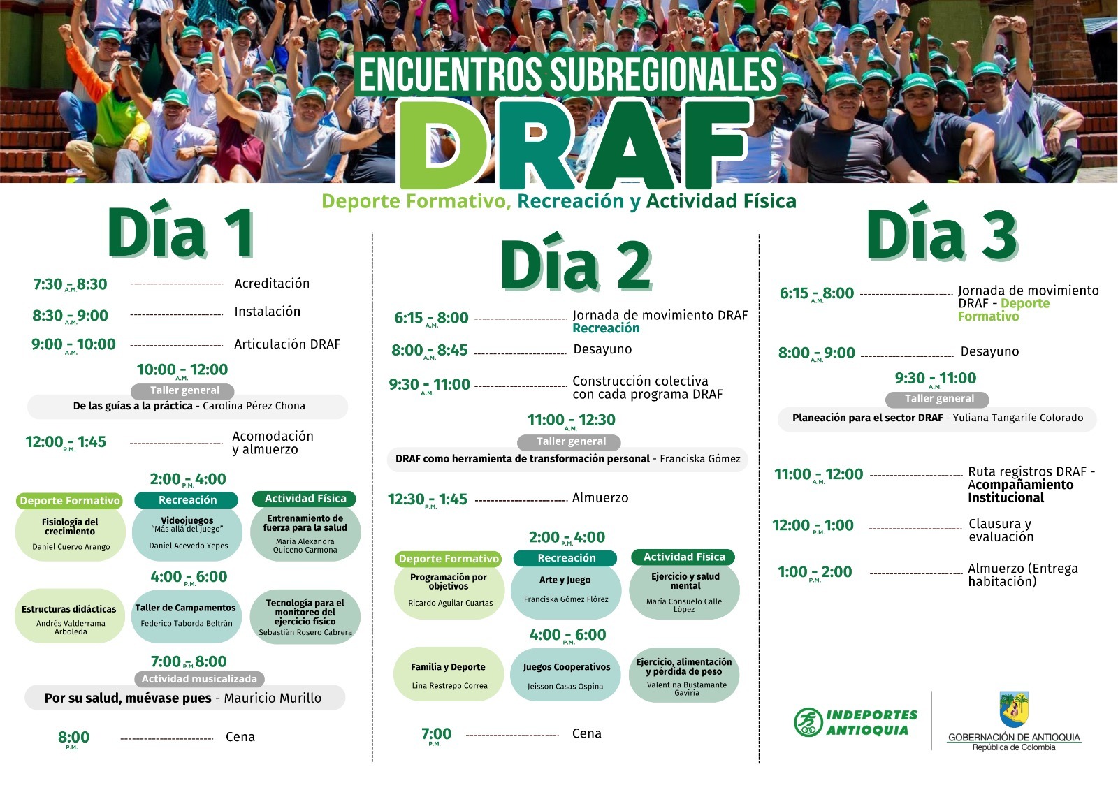 Agenda DRAF