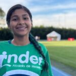 Evelin Sánchez, paratleta de Medellín, quien corrió con alegría en los Juegos Deportivos Intercolegiados de Antioquia 2025
