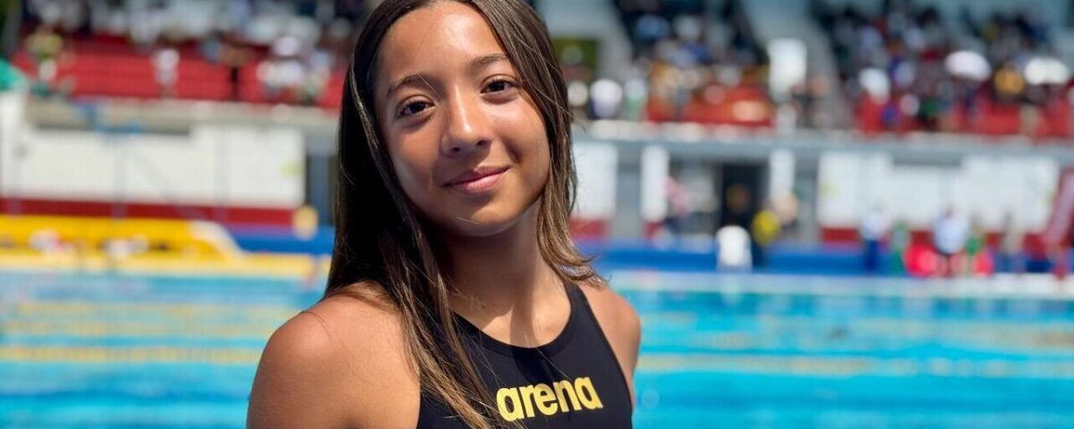 Isabella Rivera Cano, nadadora de Guarne, quien convirtió su sueño de ser sirena en realidad en los Juegos Intercolegiados de Antioquia