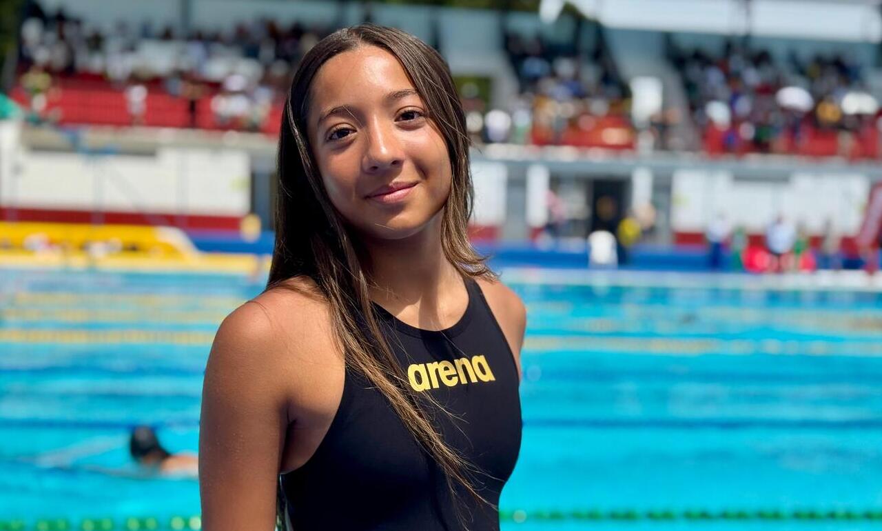 Isabella Rivera Cano, nadadora de Guarne, quien convirtió su sueño de ser sirena en realidad en los Juegos Intercolegiados de Antioquia
