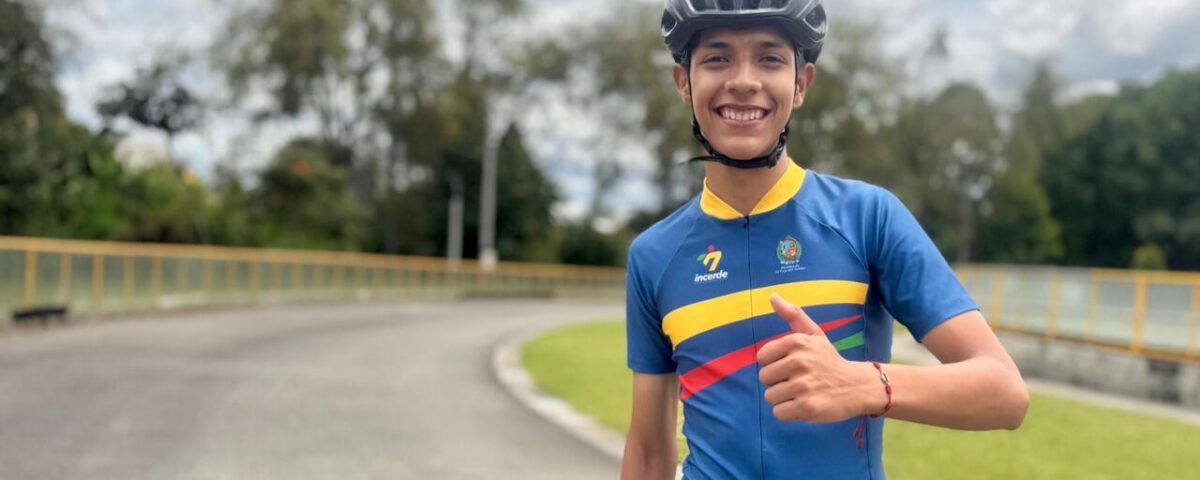 Jerónimo Sánchez recibió unos patines del Niño Jesús y hoy es campeón de los Juegos Intercolegiados de Antioquia