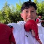 Matías Vásquez, el pequeño gran karateca, que compite en la final departamental de los Juegos Deportivos Intercolegiados