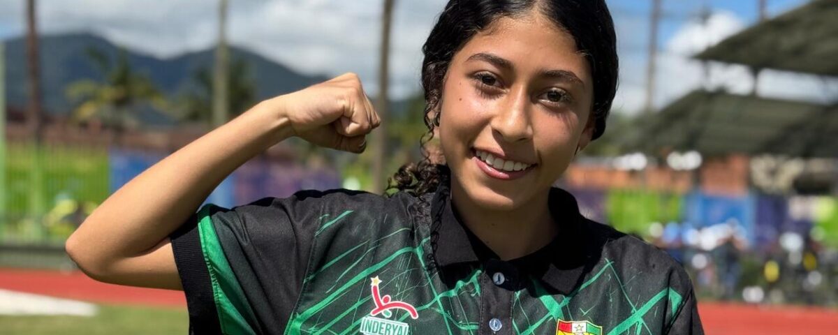 Guadalupe Zabala Gómez, la yarumaleña que corrió por un sueño y puso a su municipio en lo más alto de los Juegos Deportivos Intercolegiados de Antioquia