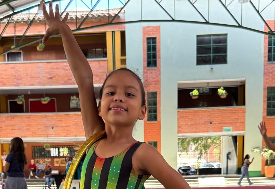 Silvia Marulanda, la “minigimnasta” que representa a Guarne en la final de los Juegos Deportivos Intercolegiados de Antioquia 2025
