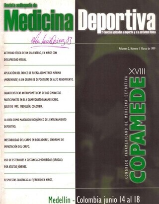 Revista Antioqueña de Medicina Deportiva Volumen 2 número 1 Marzo de 1999
