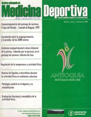 Revista Antioqueña de Medicina Deportiva Volumen 3 número 2 Septiembre de 2000
