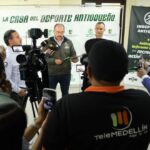 Rueda de Prensa Indeportes Antioquia 2026 - Gerente y Subgerente de Deporte Asociado y Altos Logros