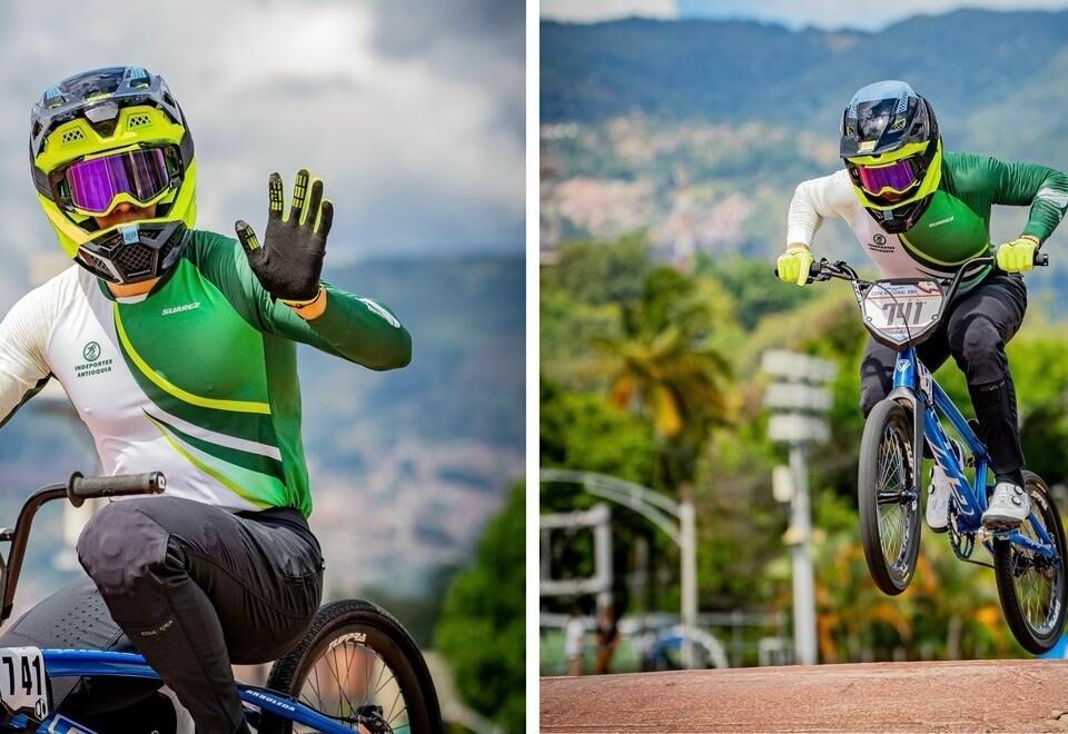 Diego Arboleda, potencia y resiliencia del BMX antioqueño: firme rumbo al Panamericano y los Juegos Deportivos Nacionales 2026