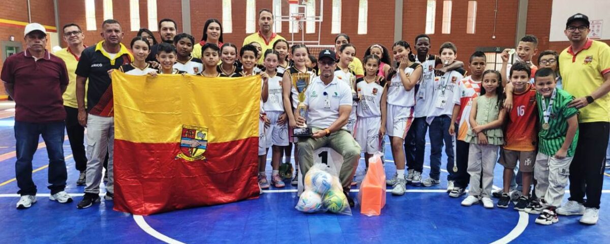 Delegación de Jericó campeona del Festival Deportivo Infantil del Suroeste