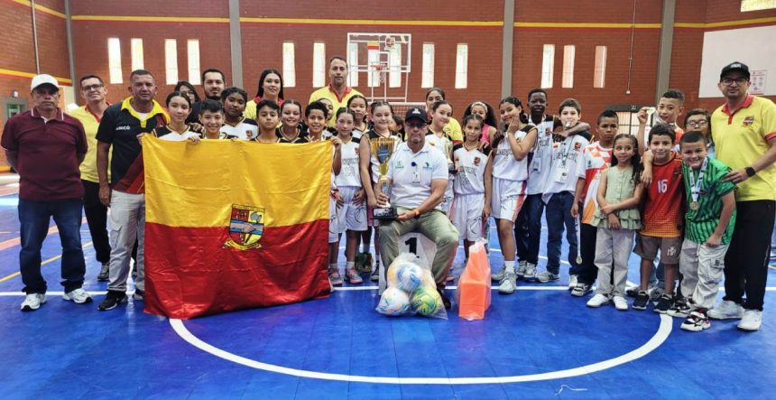 Delegación de Jericó campeona del Festival Deportivo Infantil del Suroeste