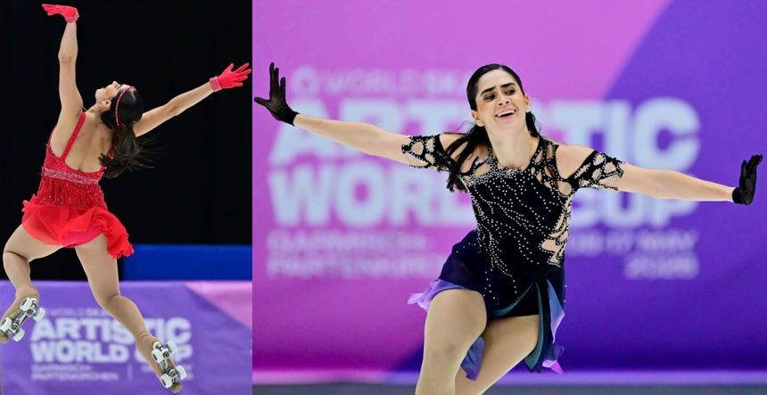 María Paulina, representando y llevando lo mejor del Modo Antioqueño y del patinaje artístico Antioqueño y Colombiano