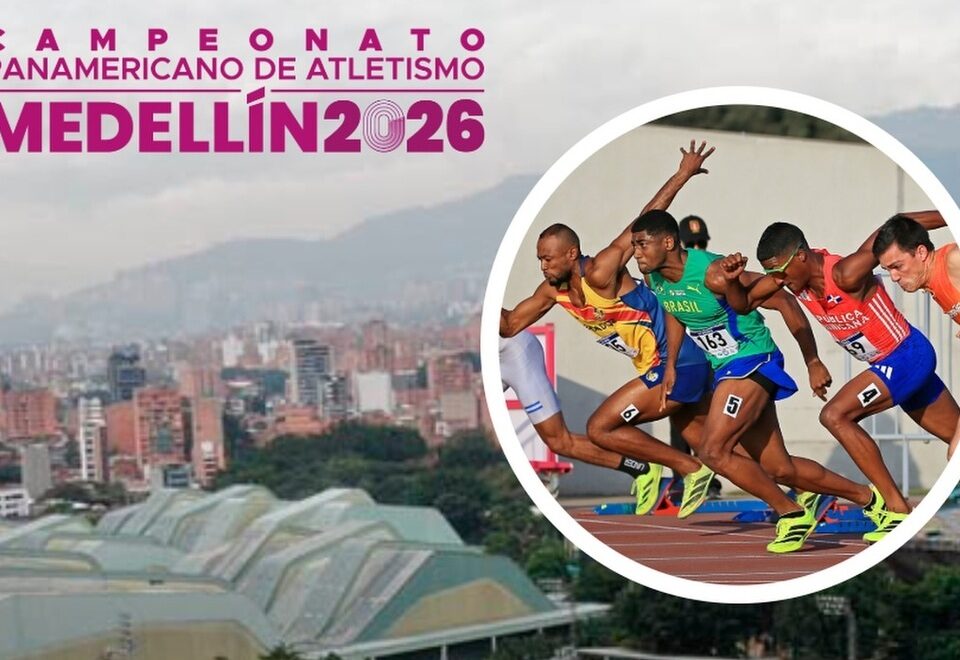 Medellín se prepara para vivir una fiesta continental con el Campeonato Panamericano de Atletismo 2026