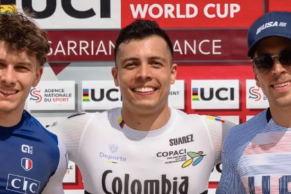 Diego Arboleda lidera una destacada participación paisa en la Copa Mundo de BMX