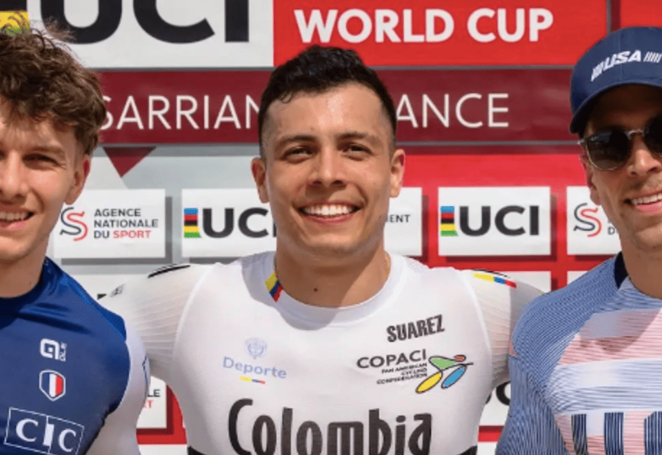 Diego Arboleda lidera una destacada participación paisa en la Copa Mundo de BMX