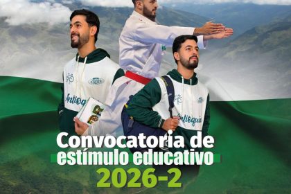 Indeportes Antioquia abre convocatoria del Estímulo Social Educación dirigida a atletas, paratletas y entrenadores del alto rendimiento antioqueño