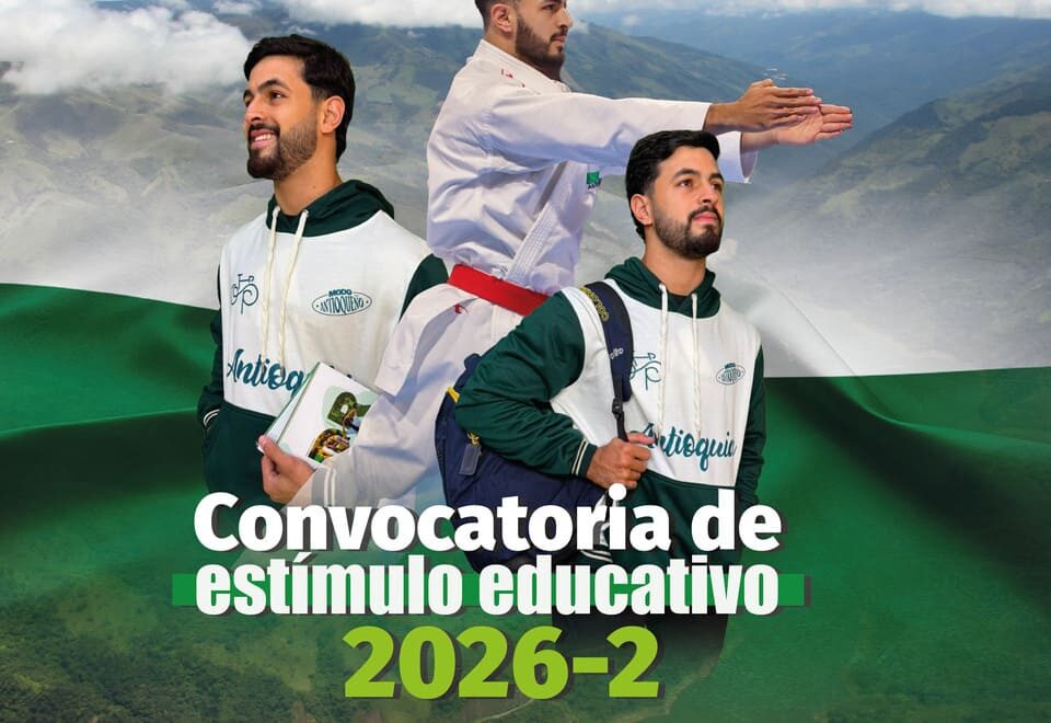 Indeportes Antioquia abre convocatoria del Estímulo Social Educación dirigida a atletas, paratletas y entrenadores del alto rendimiento antioqueño