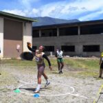 Impulsión de la bala. El torneo de atletismo es liderado por El Bagre