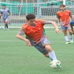 Partido de fútbol entre Envigado 2 - Medellín 1.