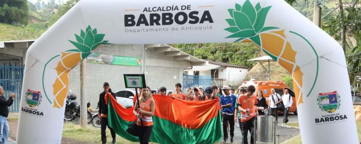 Inauguración de los Juegos Intercolegiados del Valle de Aburrá en Barbosa