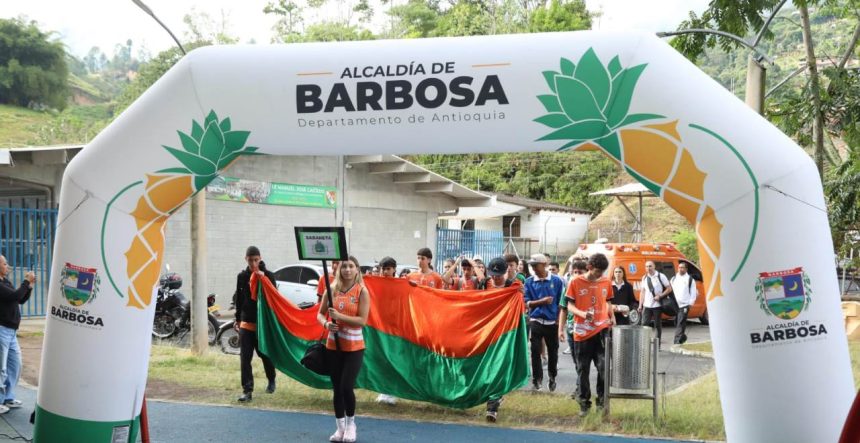 Inauguración de los Juegos Intercolegiados del Valle de Aburrá en Barbosa
