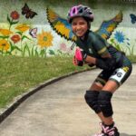 Patina desde hace dos meses y los sueños de María Luisa Piedrahíta Ceballos, de Anorí, ya ruedan en los Juegos Intercolegiados de Antioquia