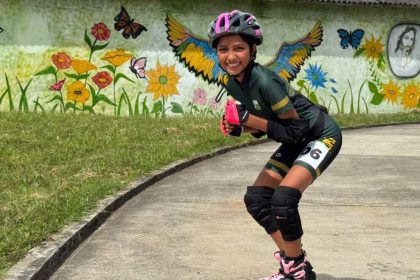 Patina desde hace dos meses y los sueños de María Luisa Piedrahíta Ceballos, de Anorí, ya ruedan en los Juegos Intercolegiados de Antioquia