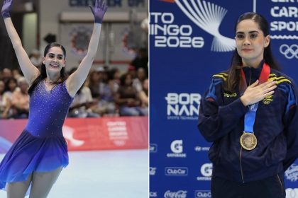 De Antioquia para el mundo: María Paulina Pérez conquista el oro en patinaje artístico en Santo Domingo