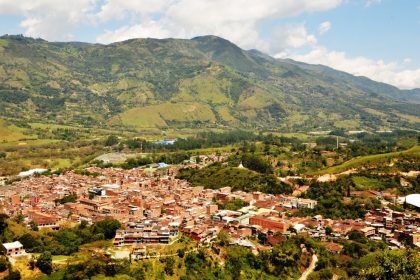 Panorámica del municipio de Barbosa, Antioquia.