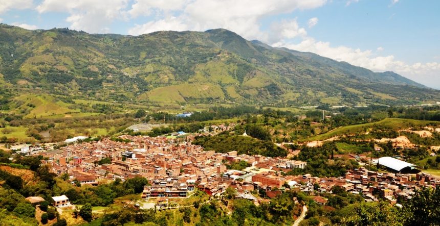 Panorámica del municipio de Barbosa, Antioquia.