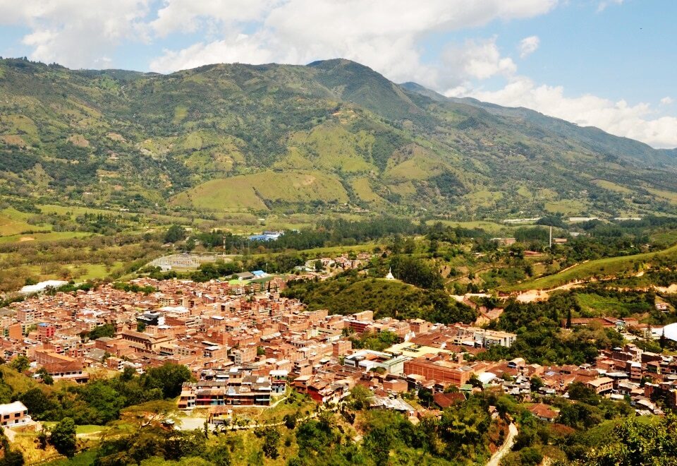 Panorámica del municipio de Barbosa, Antioquia.