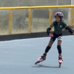 María Luisa Piedrahíta Ceballos patinadora del municipio de Anorí en los Juegos Intercolegiados “Generación de Campeones” de Nordeste y Magdalena Medio en Amalfi