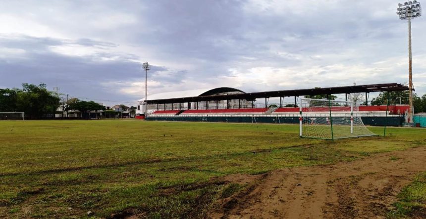 En la foto, cancha de fútbol del municipio de San Pedro de Urabá