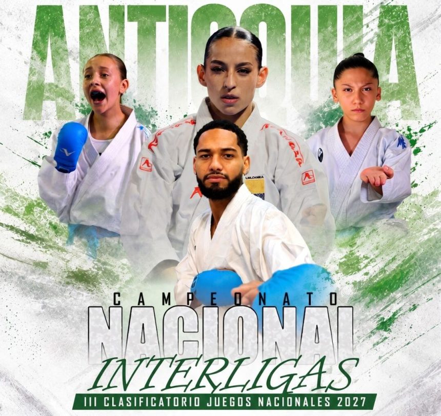Medellín recibe el Campeonato Nacional Interligas de Karate-Do, una cita clave rumbo a los Juegos Nacionales 2027