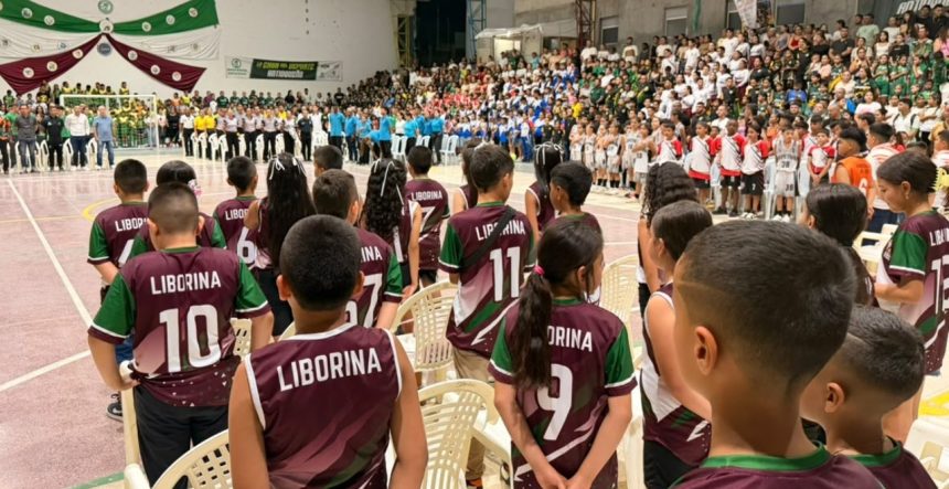 Liborina - inauguración Juegos Escolares de Occidente
