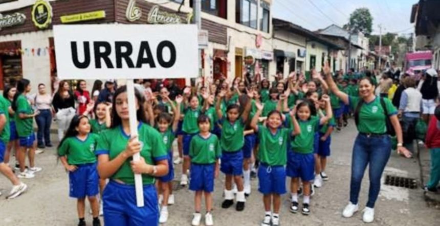 Urrao, inauguración de los Juegos Escolares del Suroeste