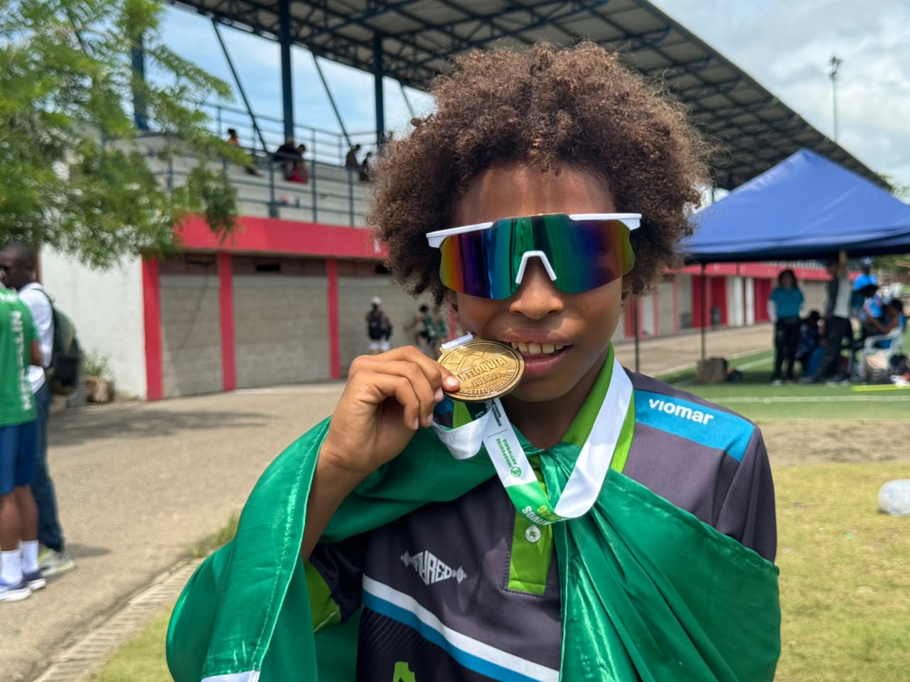 D’Angelo Pinilla Velásquez, el velocista de San Rafael que mordió el oro en Carepa