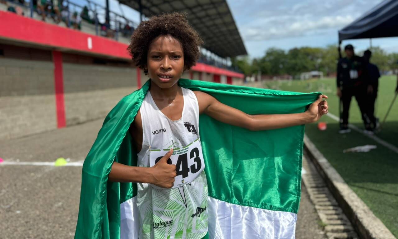 D’Angelo Pinilla Velásquez, el velocista de San Rafael que mordió el oro en Carepa