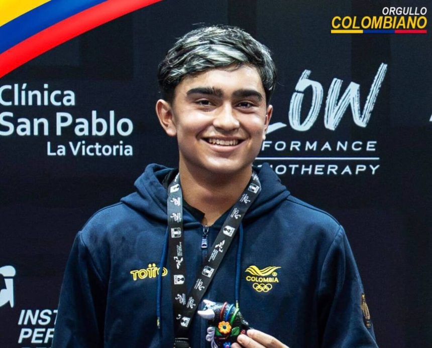 Emanuel Otálvaro, el antioqueño de 16 años que conquistó el podio panamericano de tenis de mesa