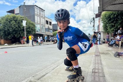 Emiliana Quiceno Santibáñez, la patinadora de Bello que convirtió el asfalto de Carepa en oro