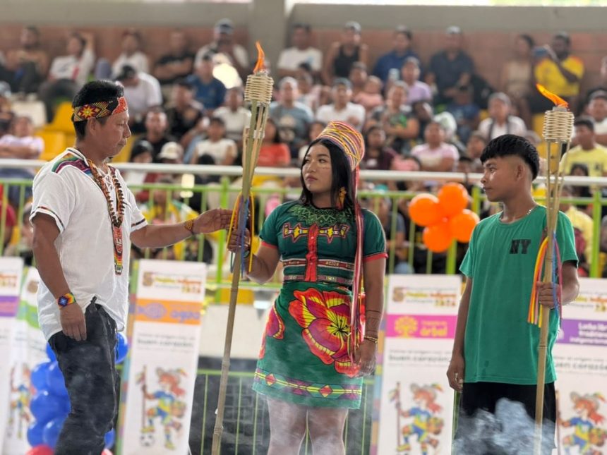 Con ritual de armonización, Dabeiba inauguró el Quinto Encuentro Deportivo Departamental de los Pueblos Indígenas de Antioquia 2026